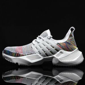 Men&#039;s Athletic Sneakers Outdoor Casual Flyknit Sports Shoes Breathable Running 